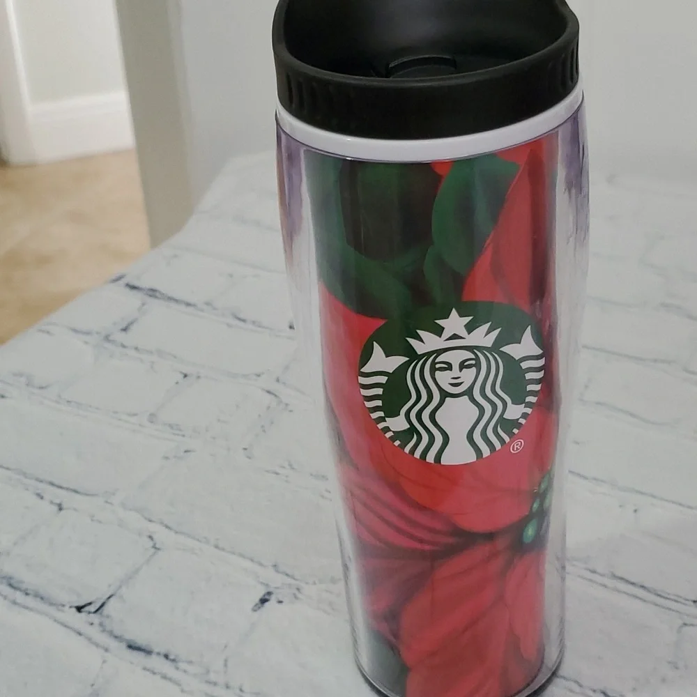 STARBUCKS Poinsettia 2020 TRAVEL MUG